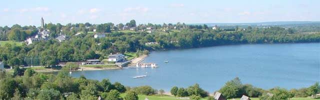 Wassersport am Stausee von Bütgenbach